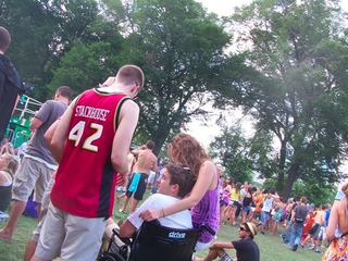 Illustration for article titled Look At These Fucking Hoopsters At Lollapalooza